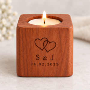 ChatGPT Image Sep 20, 2026, 10_00_43 PM (3) Mahogany Personalised Couples Double Tealight Holder