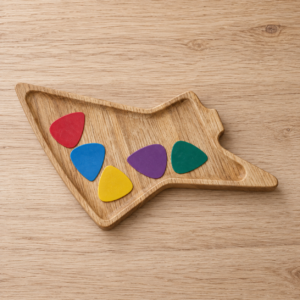 Oak Personalised Guitar Catch-All Tray