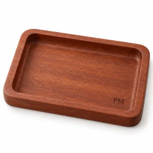 Mahogany Personalised Wooden Valet Tray