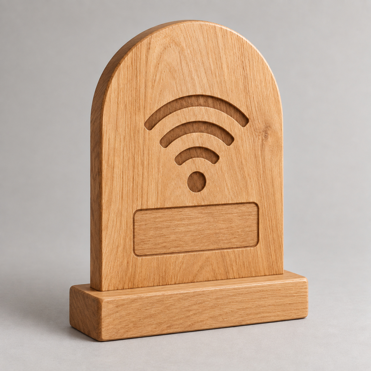 Guest Wi-Fi Counter Sign — AI product concept