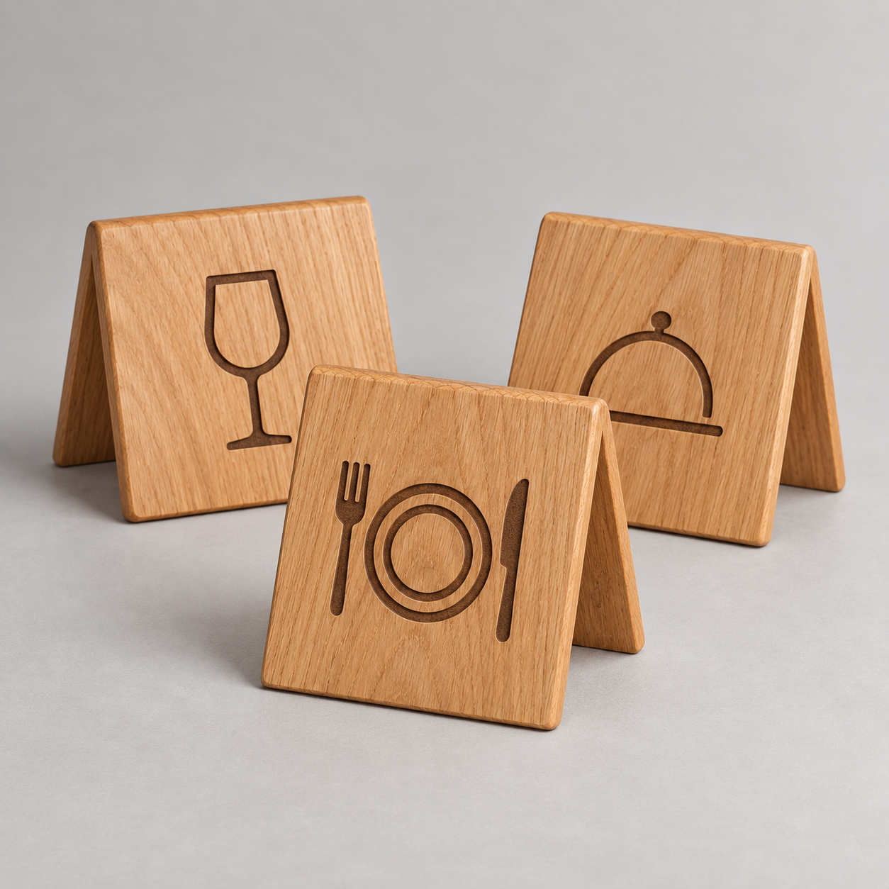 Reserved Table Sign Set — AI product concept