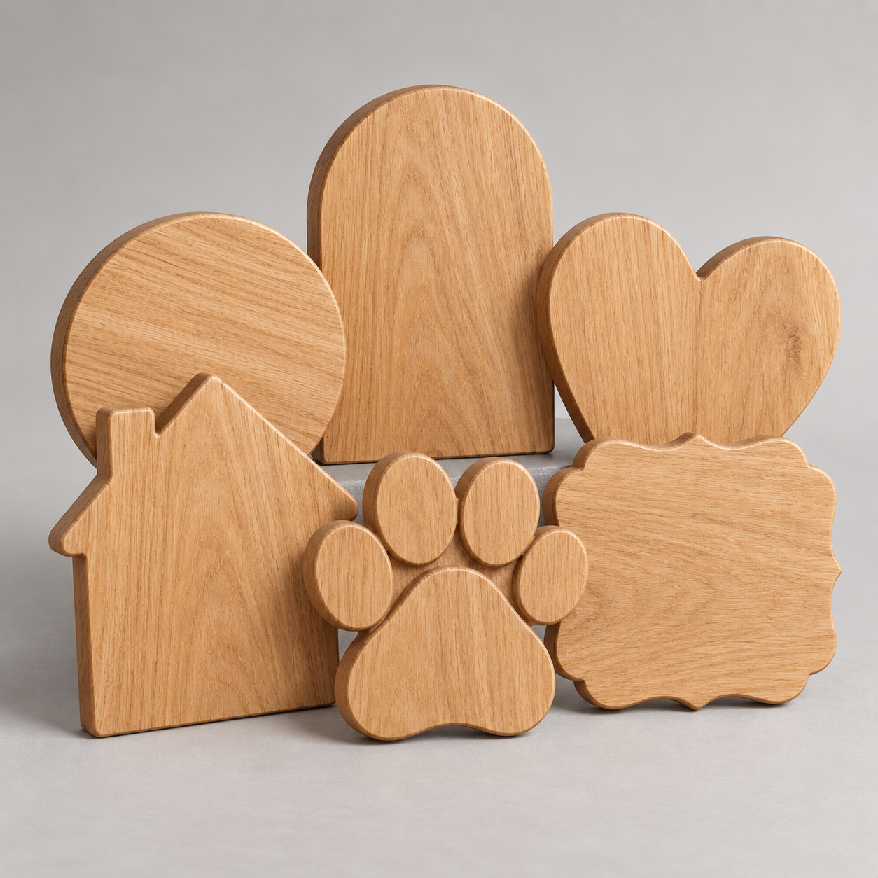 Mixed Hardwood Engraving Sample Pack — AI product concept