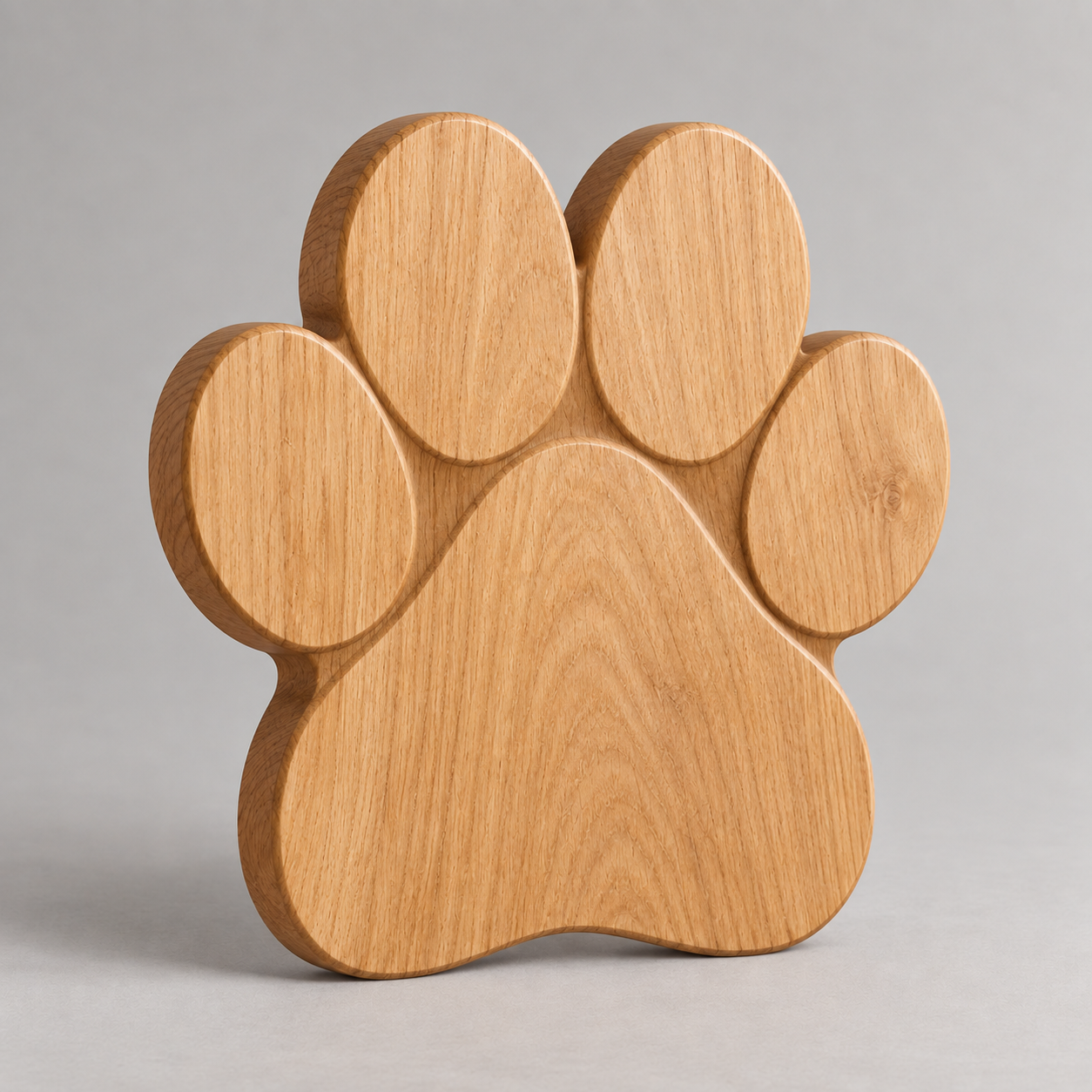 Paw-Shaped Memorial Blank — AI product concept