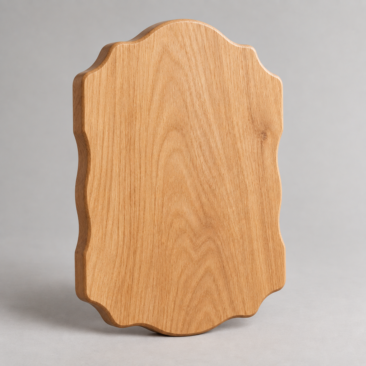 Scalloped Plaque Blank — AI product concept
