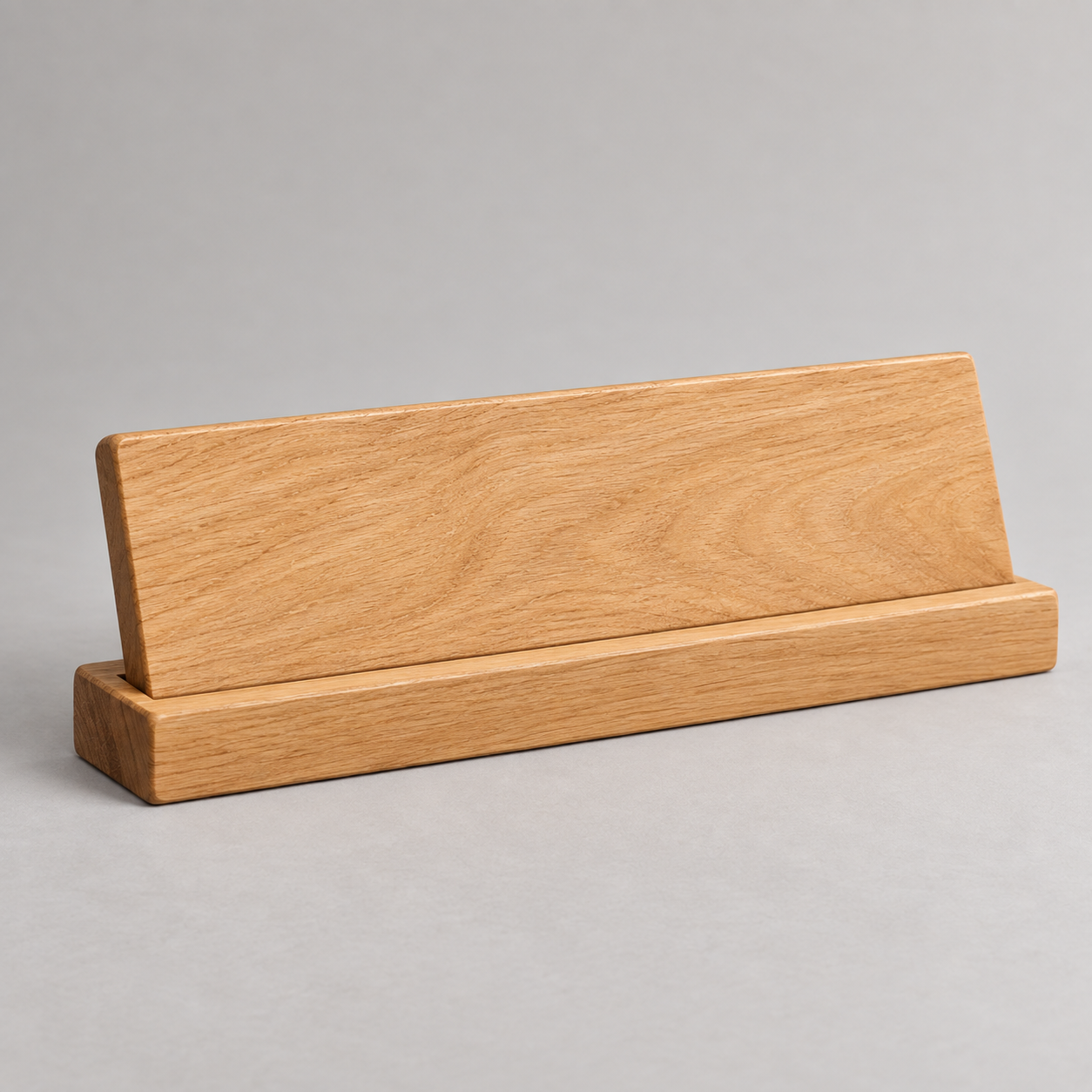 Desk Nameplate Blank — AI product concept