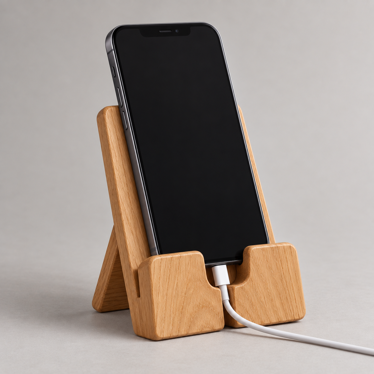 Branded Phone Stand — AI product concept