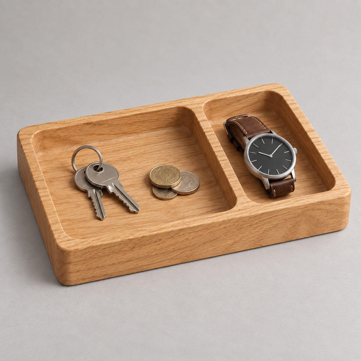 Executive Catch-All Tray — AI product concept