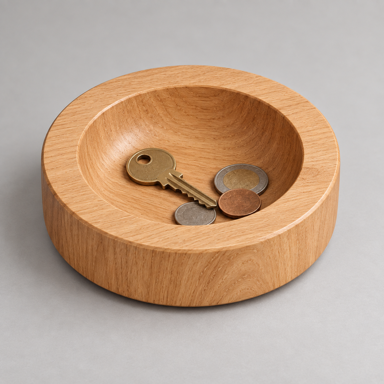 Branded Key and Coin Bowl — AI product concept
