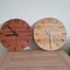 il_1588xN.7177616832_bymj.jpg Personalised Mahogany Clock with Numbers – Handmade Wooden Wall Clock