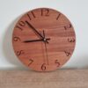 il_1588xN.7225627193_tslq.jpg Personalised Mahogany Clock with Numbers – Handmade Wooden Wall Clock