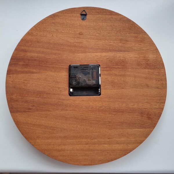 il_1588xN.7226560363_sde1.jpg Personalised Mahogany Clock with Numbers – Handmade Wooden Wall Clock