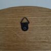 Personalised Mahogany Clock with Roman Numerals – Handmade Wooden Wall Clock